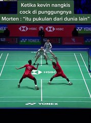 Kevin Sanjaya king provokator!! Amazing skill defense Kevin sanjaya