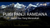Harus Kau Yang Merasakan | Puisi Panji Ramdana