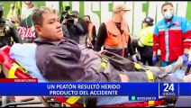 Accidente en Miraflores: Bus impacta con tienda de joyas y deja varios heridos