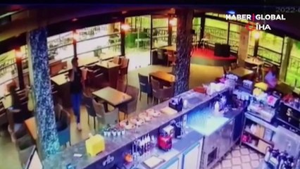 Aydın'da şoke eden olay! Asırlık çam ağacı kafenin üzerine devrildi, o esnada dükkan soyuldu