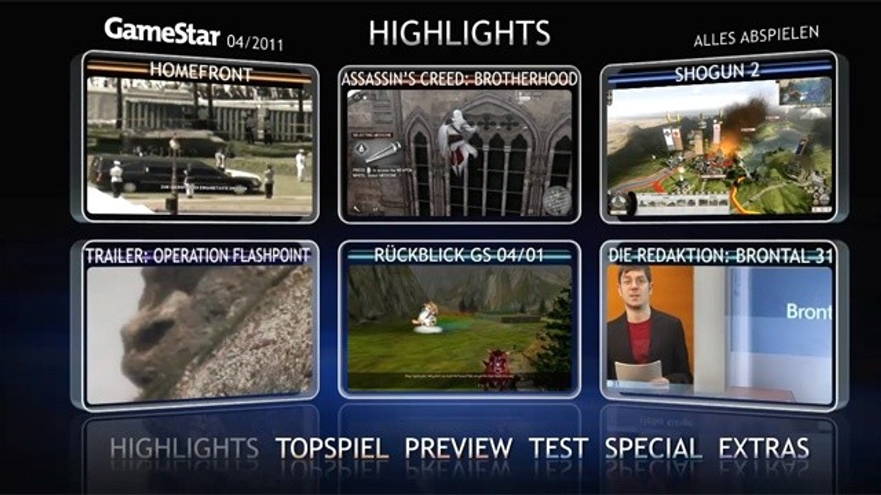 Video-Highlights 04/2011 - Die Highlights der GameStar-DVD