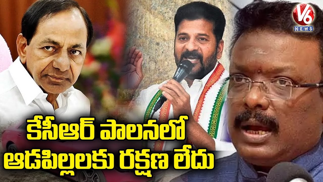 PCC Chief Revanth Reddy & Dasoju Sravan Slams CM KCR To React On Minor Girl Incident _ Hyderabad _V6