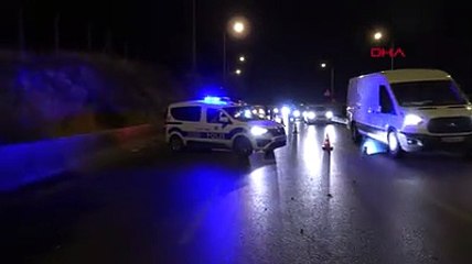 Refüje çarpan motosiklet sürücüsü hayatını kaybetti