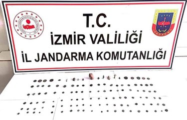 İzmir'de tarihi eser operasyonu: 2 gözaltı