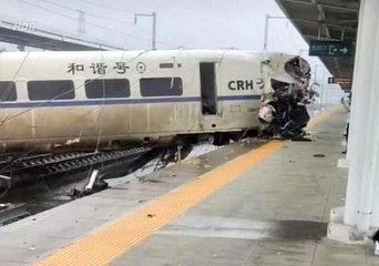 Çin'de yolcu treni raydan çıktı: 1 ölü, 8 yaralı