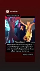 Banu Alkan’dan Aleyna Tilki’ye: Filmlerimi izliyorlar, o kalın belleriyle taklit yapıyorlar