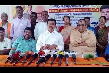 "தமிழக இளைஞர்கள் கலந்து கொள்ளவில்லை என்றால்.. வடமாநிலத்தவர் தான் பணிபுரிவார்கள்.." கரு.நாகராஜன் பரபர
