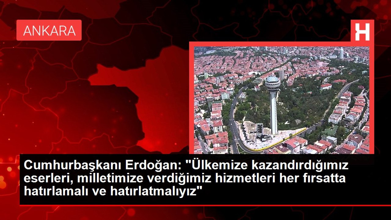 Cumhurbaşkanı Erdoğan: "TOKİ eliyle 1 milyon 100 bin konut ürettik, 3 milyon konutun dönüşümünü tamamladık"
