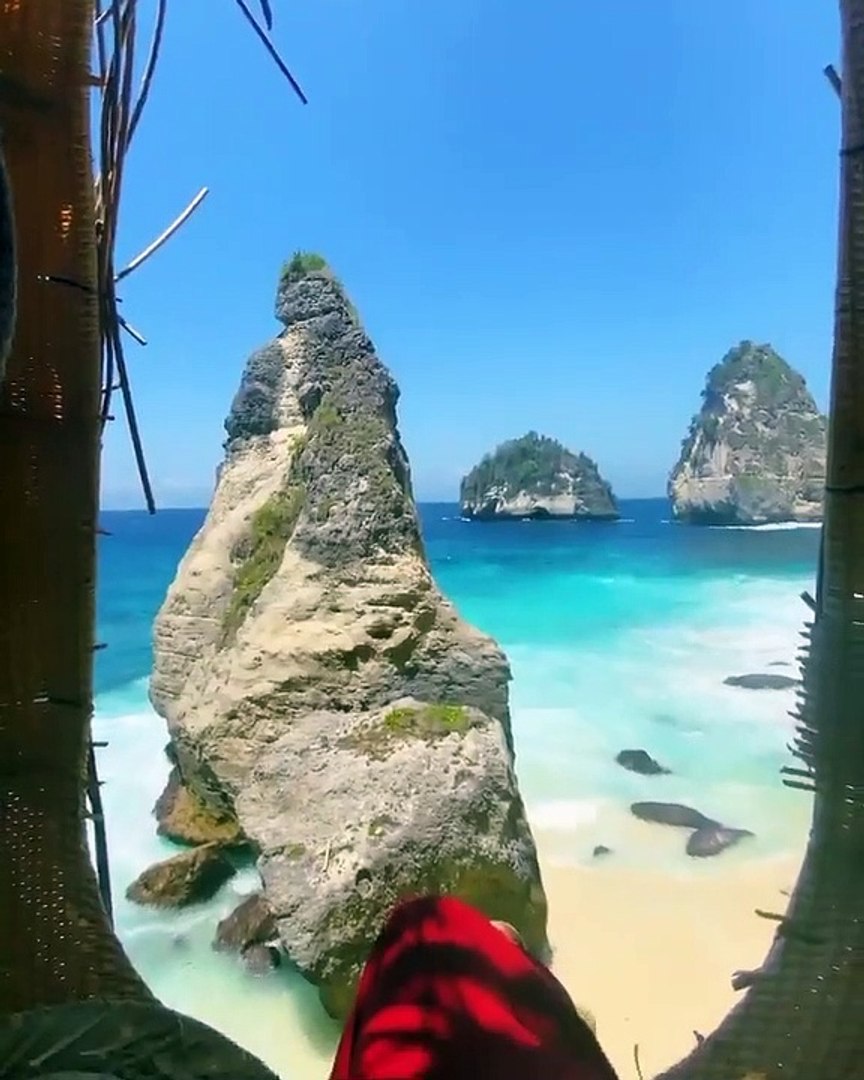 Beautiful view in travel destinations indonesian