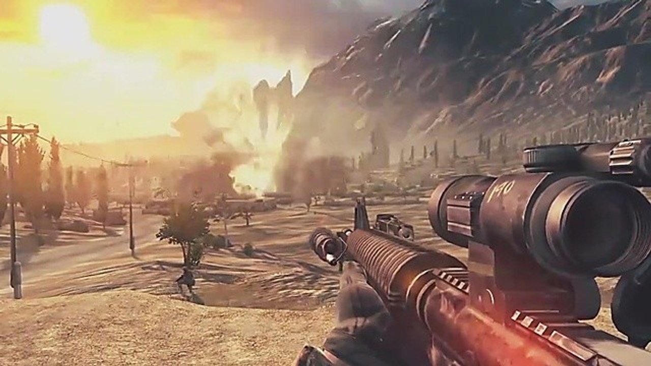Operation flashpoint: red river - gameplay-trailer: luftschlag angefordert