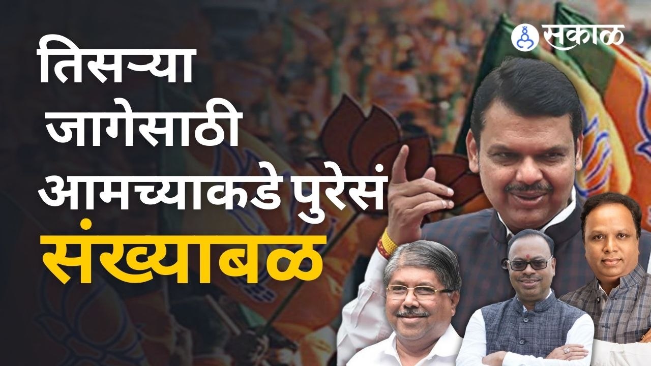 Devendra Fadanvis म्हणाले आमच्याकडे तिसऱ्या जागेसाठी पुरेसं संख्याबळ आहे. | Sakal Media