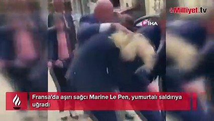 Fransa'da Le Pen'e yumurtalı saldırı