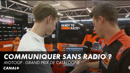 Comment communiquer avec son pilote sans la radio en MotoGP ? Grand Prix de Catalogne