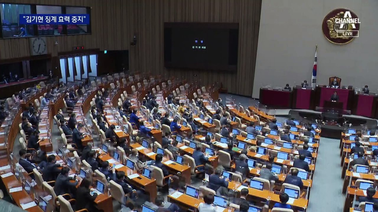 헌법재판소, ‘검수완박 저지’ 김기현 징계 효력 중지