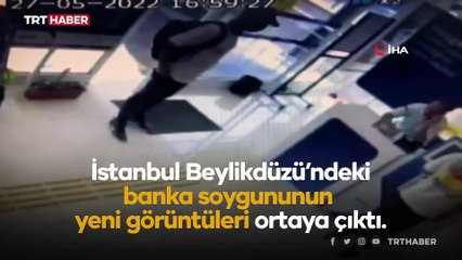 İstanbul'daki silahlı banka soygununun görüntüleri ortaya çıktı
