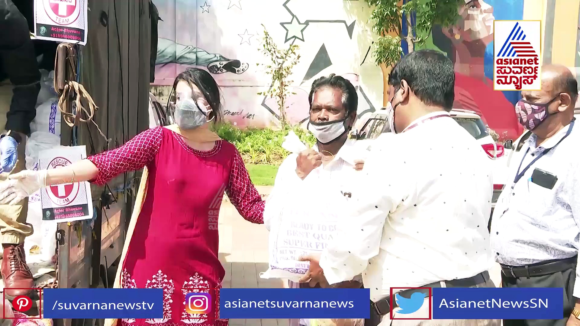 ಬಸ್‌ನಲ್ಲಿ ಆಕ್ಸಿಜನ್ ಕಾನ್ಸಂಟ್ರೇಟರ್ ವ್ಯವಸ್ಥೆ ಮಾಡಿದ ನಟ ಭುವನ್, ನಟಿ ಹರ್ಷಿಕಾ!