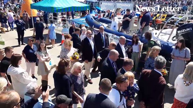 Prince Edward Platinum Jubilee visit to Belfast and Bangor