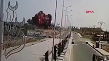 3 kişinin öldüğü Suriye'deki patlama anı kamerada
