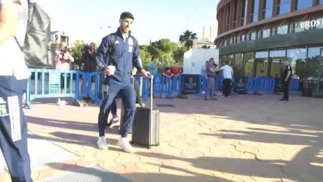 La Selección Española llega a Praga para el partido del domingo frente a República Checa