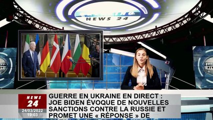 Guerre d'Ukraine en direct: Joe Biden discute de nouvelles sanctions contre la Russie et promet une