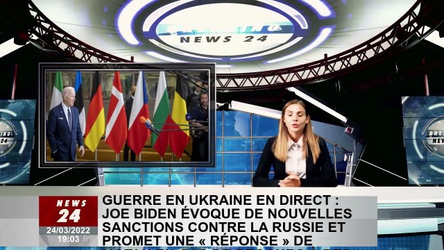Guerre d'Ukraine en direct: Joe Biden discute de nouvelles sanctions contre la Russie et promet une