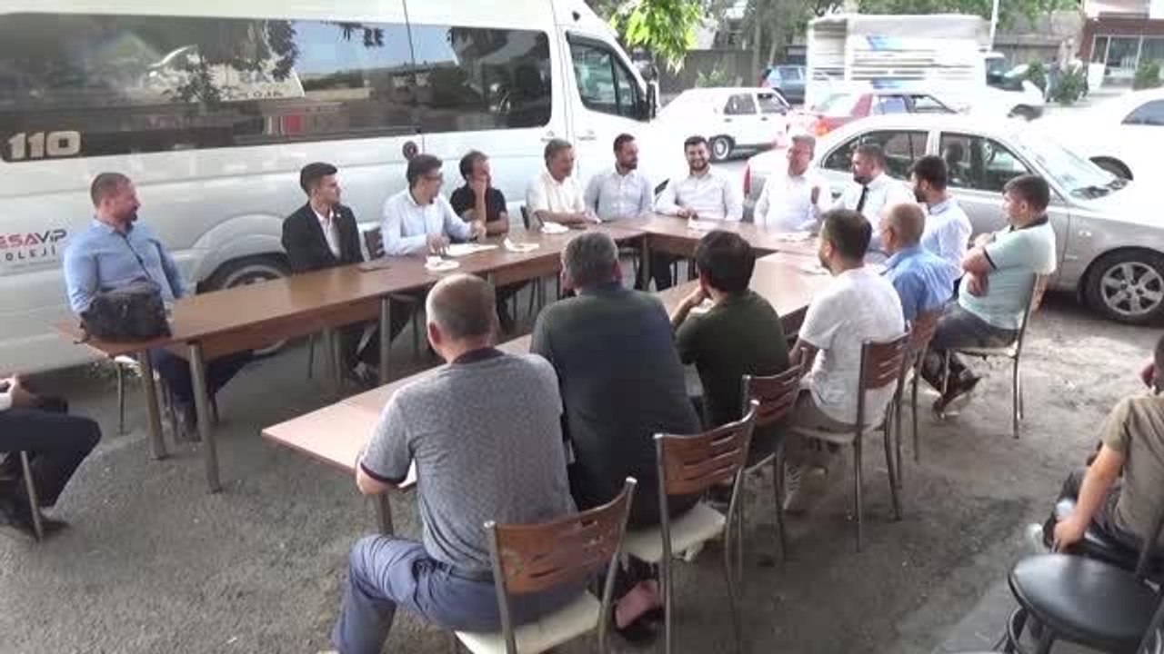 KAHRAMANMARAŞ - MHP Kahramanmaraş Milletvekili Aycan, esnaf ziyaretinde bulundu