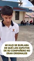 Tải video: Joven se burla de amigo por usar tenis piratas y como lección su papá lo obliga a ir a la escuela en chancletas