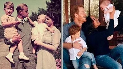 Unseen footage shows Queen 'keen to protect children' from spotlight—like Meghan and Harry