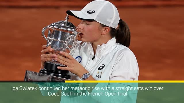 Breaking News - Swiatek becomes double Roland Garros champion
