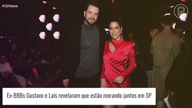 Morando com ex-BBB Laís em SP, Gustavo entrega planos do casal para o Dia dos Namorados
