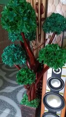 Bunga daur ulang dari limbah plastik kresek