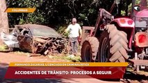 Accidentes de tránsito: procesos a seguir