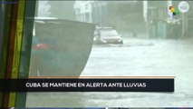 teleSUR Noticias 11:30 04-06: Cuba se permanece alerta ante fuertes lluvias