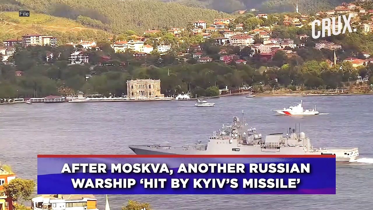 After Moskva, Now Ukraine Missile Hits Russia’s Makarov Warship l Can Putin Break Snake Island Jinx-