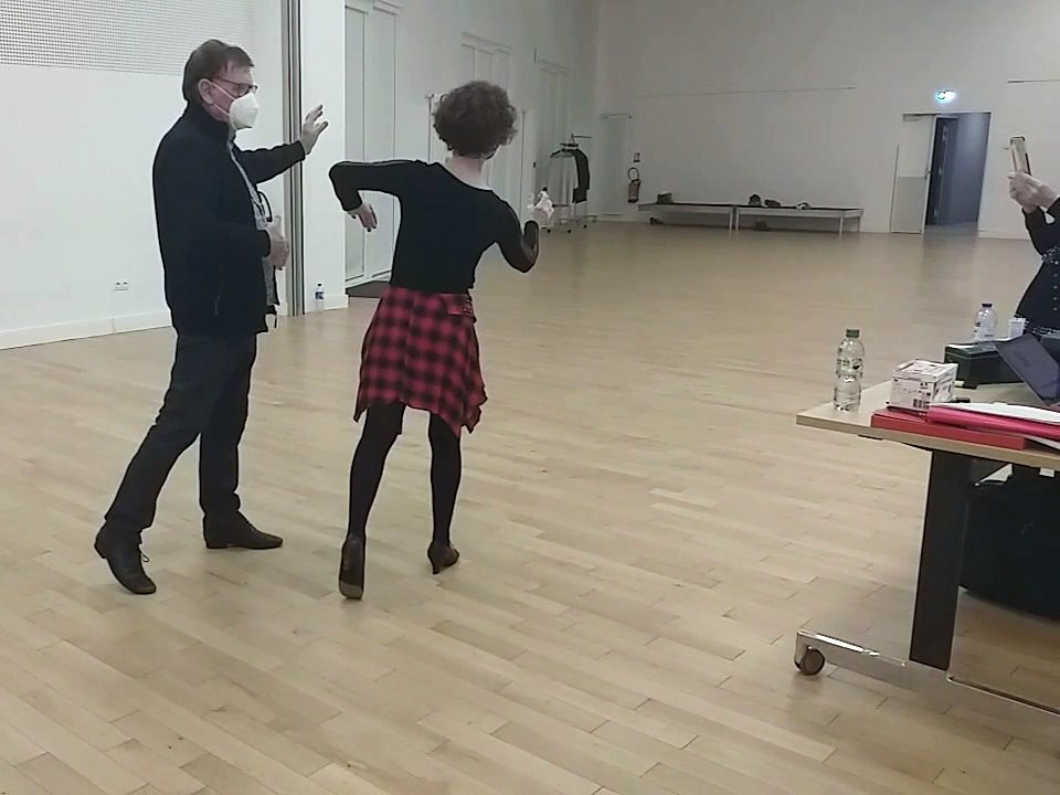 Tango couple débutant