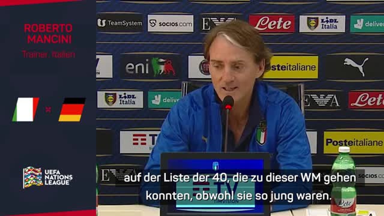 Mancini: Italien-Deutschland wie bei WM '82