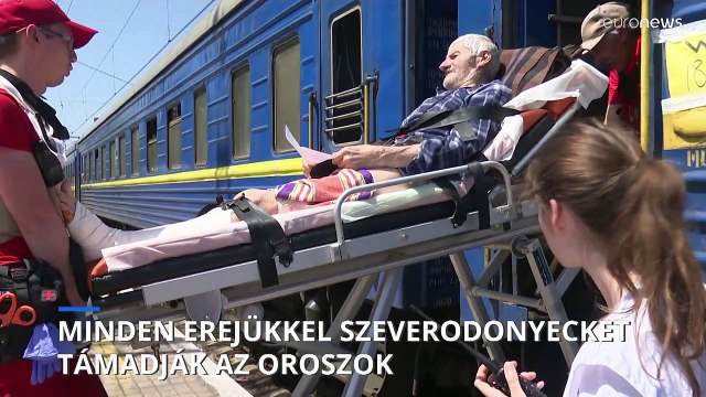 Humanitárius válság az ostromlott Szeverodonyeckben