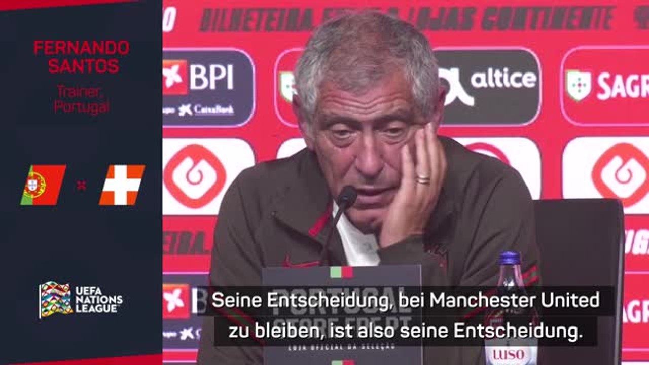 Bleibt CR7 bei Man United? Das sagt Santos