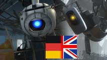 Portal 2 - Sprachvergleich: GLaDOS und Wheatley auf deutsch und englisch