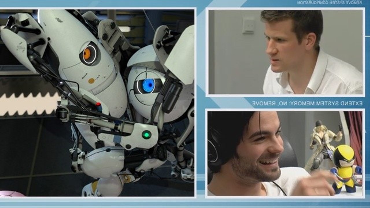 Portal 2 - Koop-Video: PC & PlayStation 3 brüderlich vereint