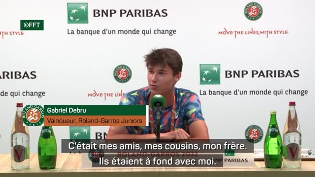 Roland-Garros - Debru : "Vraiment un gros titre"