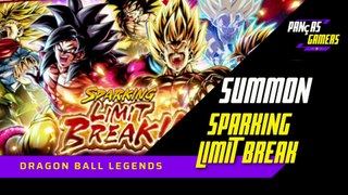 SUMMON SPARKING LIMIT BREAK - DRAGON BALL LEGENDS