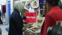 Emine Erdoğan, Kızılcahamam'da Halk Eğitim Merkezini ziyaret etti
