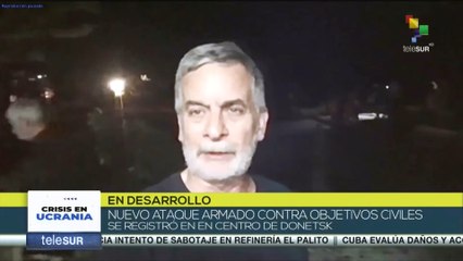 Nuevo ataque armado contra objetivos civiles se registró en el centro de Donetsk