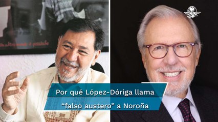 “Falso austero”, López-Dóriga se lanza contra Fernández Noroña