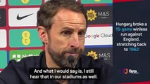 Southgate 'surprised' at boos from Hungarian fans