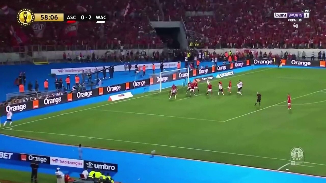 الشوط الثاني مباراة الوداد الرياضي و الاهلي الم...