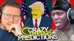 FAMOUS YOUTUBER REACTS TO Simpsons Predictions That Came True