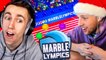 FAMOUS YOUTUBER REACTS TO Sidemen £1000 Marble Race