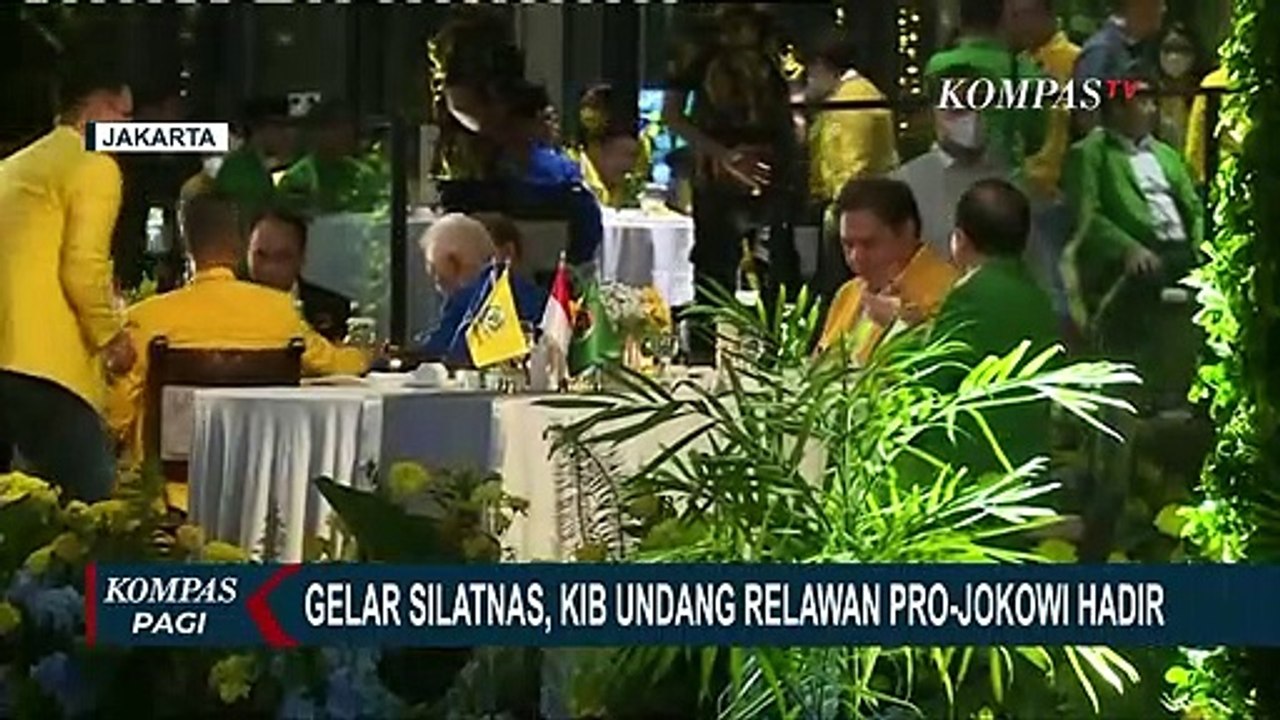 Gelar Silatnas di Senayan, KIB Undang Relawan Pro-Jokowi Sebagai Bentuk Pertemanan